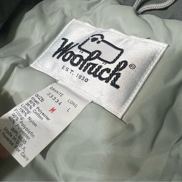 NWT Vinatge Woolrich Insulated Long Parka Jacket Hooded medium Made USA …
